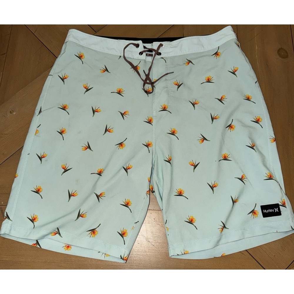 Hurley Mid-Rise Weekender Stretch Board Shorts Teal